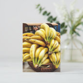 Bananen Postkarte (Stehend Vorderseite)
