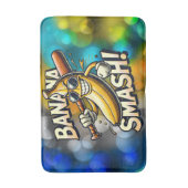 Bananen-Power-Up Badematte (Vorderseite Vertikal)