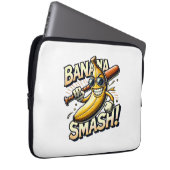 Bananen-Power-Up Laptopschutzhülle (Vorne Rechts)