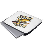 Bananen-Power-Up Laptopschutzhülle (Vorne Knopf)