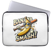 Bananen-Power-Up Laptopschutzhülle (Vorderseite)