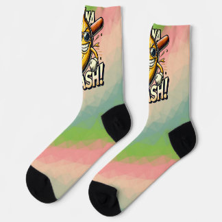 Bananen-Power-Up Socken