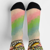 Bananen-Power-Up Socken (Oben)