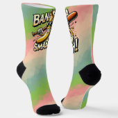 Bananen-Power-Up Socken (Gewinkelt)