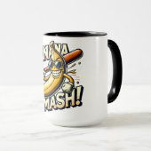 Bananen-Power-Up Tasse (VorderseiteRechts)