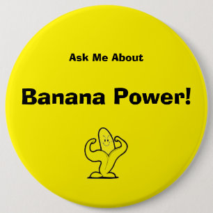 Bananen-Powerknopf Button