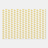 Bananen Pudding Creme Pie Slice Food Geschenkpapier Set (Vorderseite)