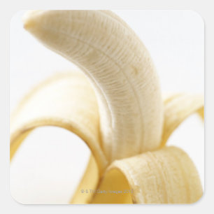 Bananen Quadratischer Aufkleber