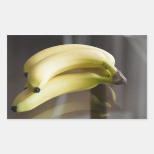 Bananen Rechteckiger Aufkleber