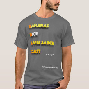 Bananen Reis Apple Sauce ToastBRAT Tasse Kissen T-Shirt