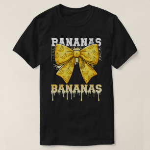 Bananen - Retro Gelbe Frucht-Schale Grafik T-Shirt