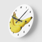Bananen Runde Wanduhr (Winkel)
