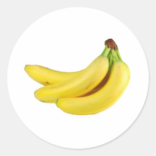 Bananen Runder Aufkleber