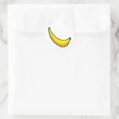 Bananen Runder Aufkleber (Tasche)