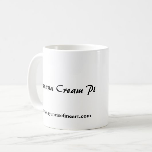 "Bananen-Sahnepus " Kaffeetasse (Vorderseite Links)