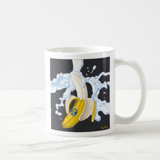 "Bananen-Sahnepus " Kaffeetasse (Rechts)