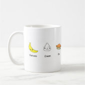 Bananen-Sahnetorten-Freunde Kaffeetasse (Links)