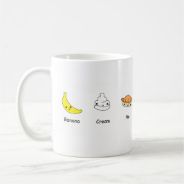 Bananen-Sahnetorten-Freunde Kaffeetasse