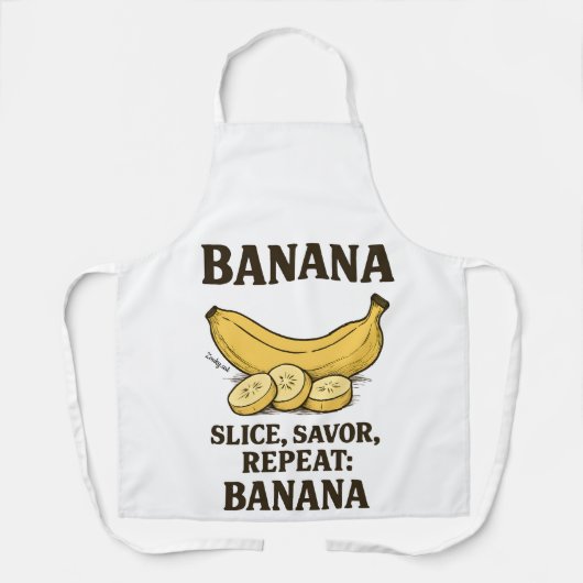 Bananen Schort – Humor in de Keuken Schürze (Vorderseite)