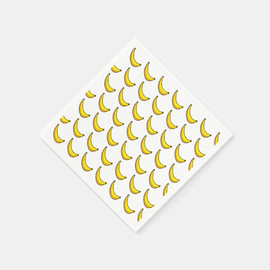Bananen Serviette (Ecke)