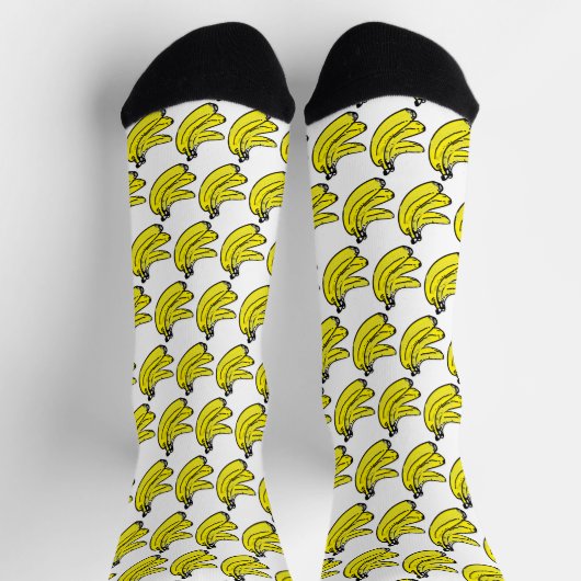 Bananen Socken (Oben)