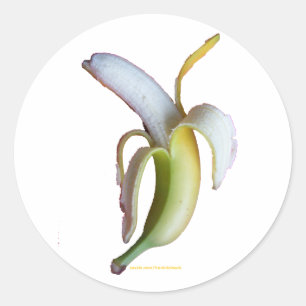 BANANEN-T - SHIRTS UND GESCHENKE RUNDER AUFKLEBER