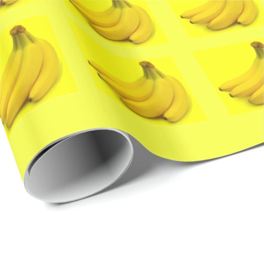 Bananen-Tapete Geschenkpapier (Rolleneckpunkt)