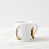 Bananen-Tasse lustig Espressotasse (Vorderseite Rechts)