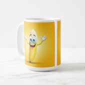 Bananen-Tasse lustig Kaffeetasse (Vorderseite Links)
