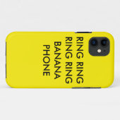 Bananen-Telefon Case-Mate iPhone Hülle (Rückseite (Horizontal))