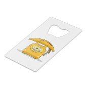 BANANEN-TELEFON GELDBEUTEL FLASCHENÖFFNER (Vorderseite Schrägansicht)