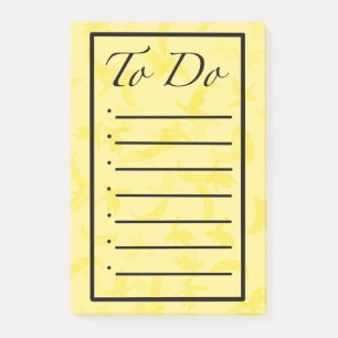 Bananen To-Do-Liste Post-it-Notizen Post-it Klebezettel