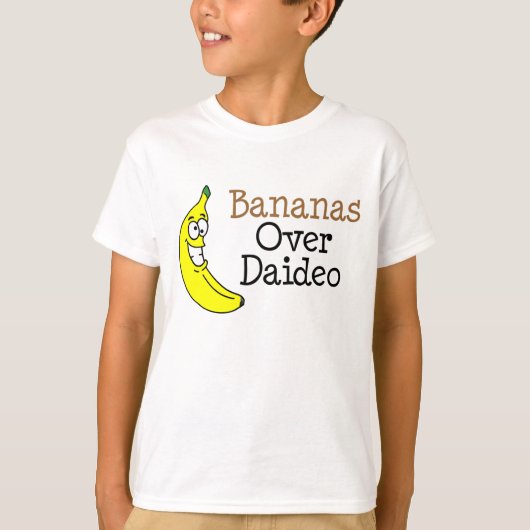 Bananen über Daideo T-Shirt (Vorderseite)
