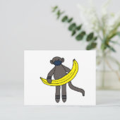 Bananen über dich postkarte (Stehend Vorderseite)