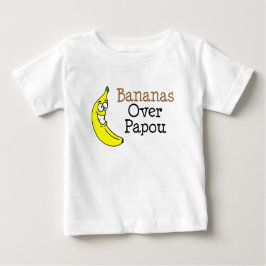 Bananen über Papou Baby T-shirt