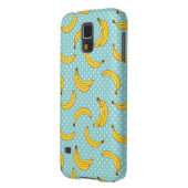 Bananen und Polk-Punkte Case-Mate Samsung Galaxy Hülle (Rückseite Links)