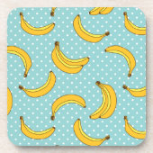 Bananen und Polk-Punkte Untersetzer (Vorderseite)