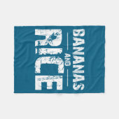 Bananen und Reis  Fleecedecke (Vorderseite (Horizontal))