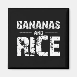 Bananen und Reis Magnet