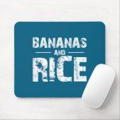 Bananen und Reis Mousepad (Mit Mouse)