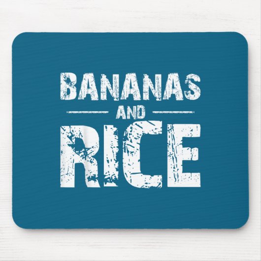 Bananen und Reis Mousepad (Vorne)