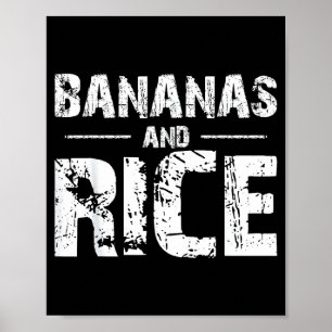 Bananen und Reis Poster