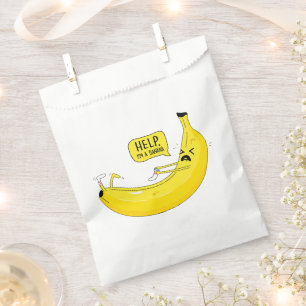 Bananen und Socken Geschenktütchen