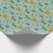 Bananen und Zebras Geschenkpapier (Ecke)