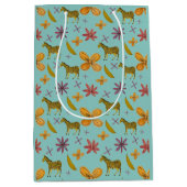 Bananen und Zebras Mittlere Geschenktüte (Vorderseite)