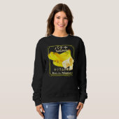 Bananen Vegan gesundes Obst und Gemüse Sweatshirt (Vorne ganz)