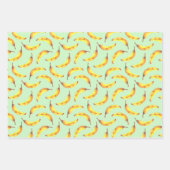 Bananen Wasserfarbmuster Geschenkpapier Set (Vorderseite 2)
