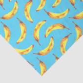Bananen Wasserfarbmuster Seidenpapier (Detail)