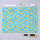 Bananen Wasserfarbmuster Seidenpapier (Handwerk)
