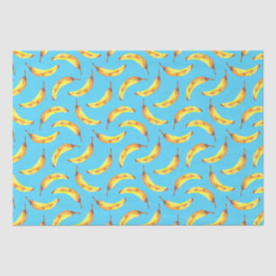 Bananen Wasserfarbmuster Seidenpapier